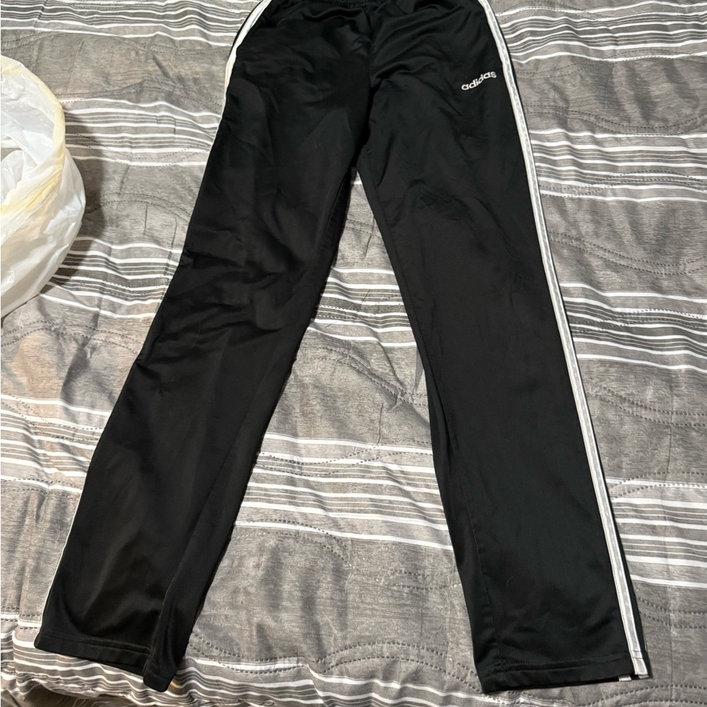 Adidas Kids Black Track Pants